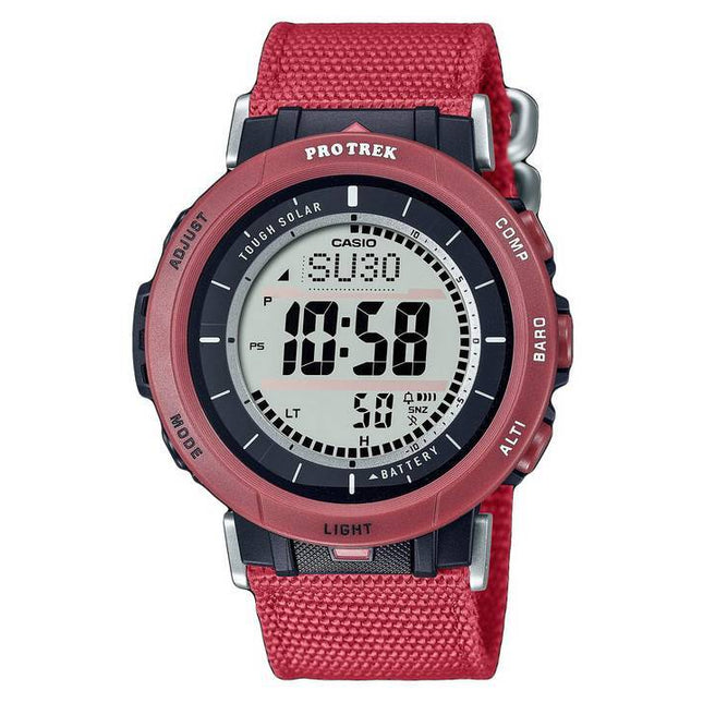 Casio Pro Trek Digital Black Dial Solar Powered PRG-30B-4 PRG30B-4 200M Mens Watch