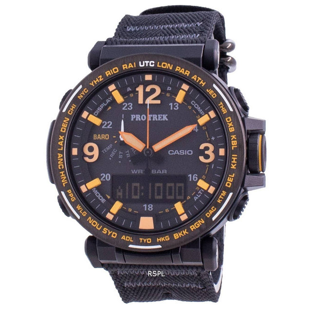 Casio Protrek World Time Quartz PRG-600YB-1 PRG600YB-1 100M Mens Watch