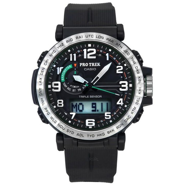 Casio ProTrek Analog Digital Black Dial Solar PRG-601-1 100M Men's Watch