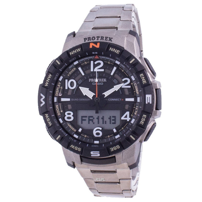 Casio Protrek Mobile Link Quartz PRT-B50T-7 PRTB50T-7 100M Mens Watch