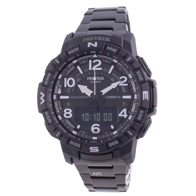 Casio Protrek Mobile Link World Time Quartz PRT-B50YT-1 PRTB50YT-1 100M Mens Watch