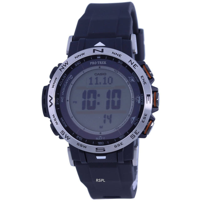 Casio Protrek Digital World Time Solar PRW-30-1A PRW30-1 100M Men's Watch