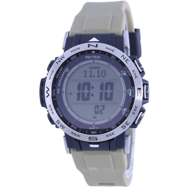 Casio Protrek Digital World Time Solar PRW-30-5 PRW30-5 100M Men's Watch