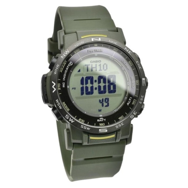 Casio Pro Trek Digital Bio-Based Resin Strap Tough Solar PRW-35Y-3B 100M Unisex Watch