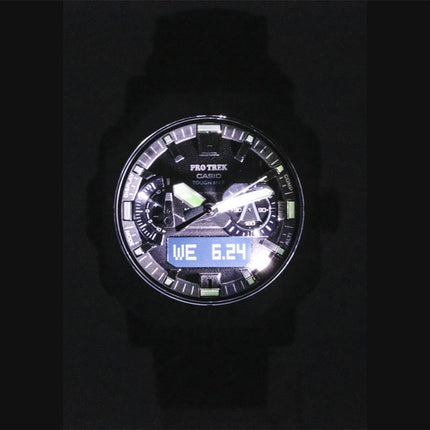 Casio Pro Trek Analog Digital Smartphone Link Black Dial Solar PRW-B1000B-2 100M Men's Watch