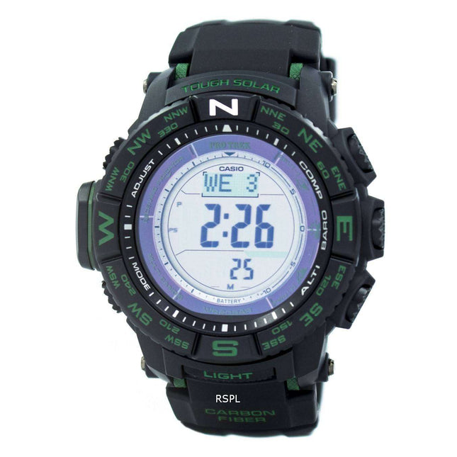Casio Protrek Triple Sensor Tough Solar Atomic PRW-S3500-1D Watch
