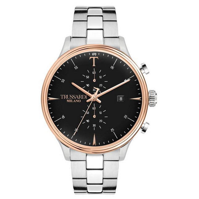 Trussardi T-Complicity Chronograph Black Dial Stainless Steel Quartz R2473630002 Men's Watch