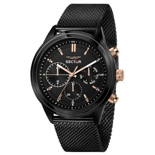 Sector 670 Black Dial Stainless Steel Quartz R3253540002 Men's Watch