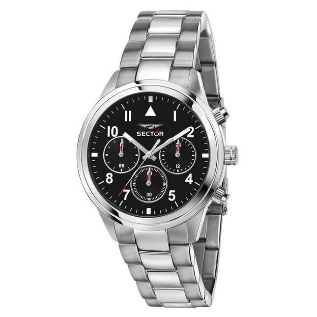 Sector 670 Dual Time Multifunction Stainless Steel Black Dial Quartz R3253540013 Women's Watch