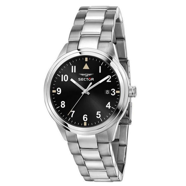 Sector 670 Date And Time Stainless Steel Black Dial Quartz R3253540014 Women's Watch