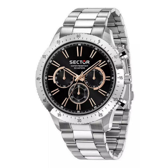 Sector 270 Multifunction Stainless Steel Black Dial Quartz R3253578028 Men's Watch