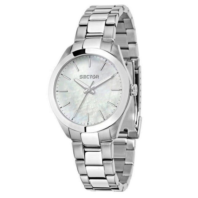 Sector 220 Just Time Stainless Steel Mother Of Pearl Dial Quartz R3253588522 Women's Watch