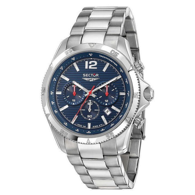 Sector 650 Chronograph Stainless Steel Blue Dial Quartz R3273631003 100M Men's Watch