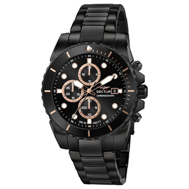 Sector 450 Chronograph Stainless Steel Black Dial Quartz R3273776005 100M Men's Watch