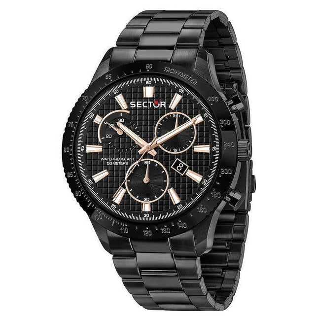 Sector 270 Chronograph Stainless Steel Black Dial Quartz R3273778001 Men's Watch