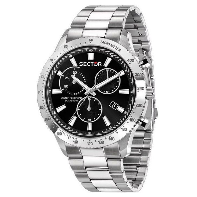 Sector 270 Chronograph Stainless Steel Black Dial Quartz R3273778005 Men's Watch