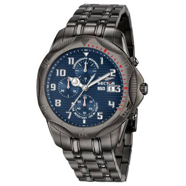 Sector 950 Chronograph Blue Dial Stainless Steel Quartz R3273981005 100M Men's Watch