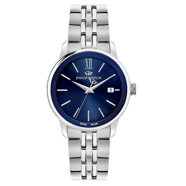 Philip Watch Anniversary Stainless Steel Blue Dial Quartz R8253150040 100M Men's Watch