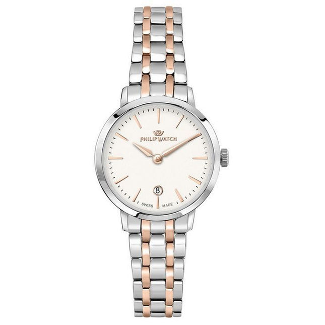 Philip Watch Audrey Stainless Steel White Dial Quartz R8253150510 Women's Watch