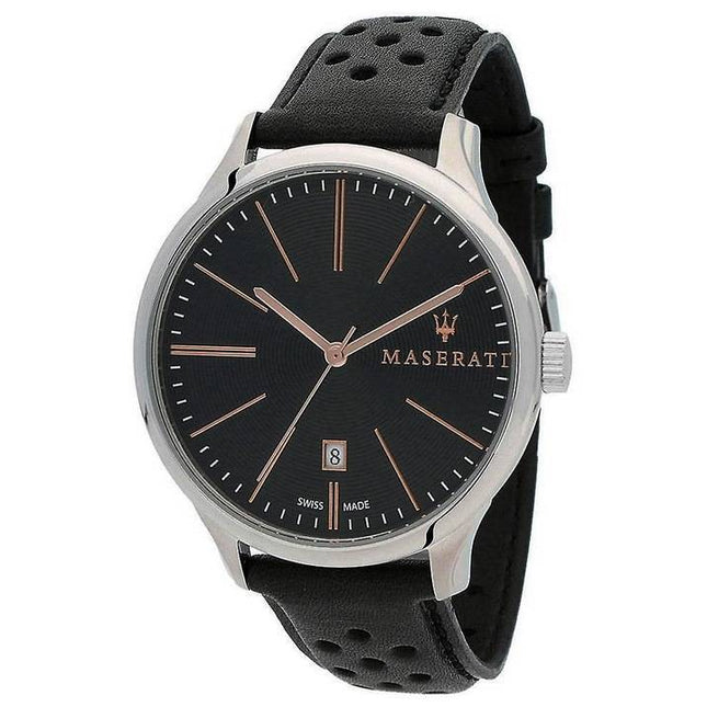 Maserati Attrazione Black Dial Quartz R8851126003 100M Men's Watch