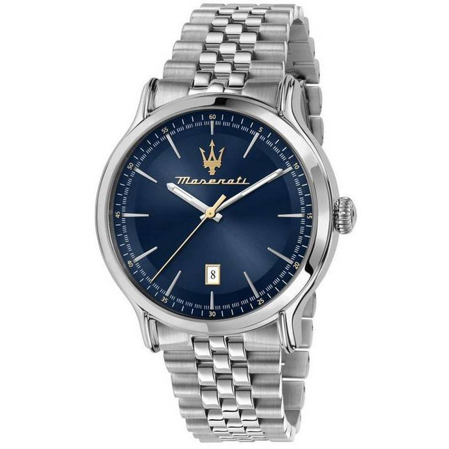 Maserati Epoca Stainless Steel Blue Dial Quartz R8853118021 100M Men's Watch