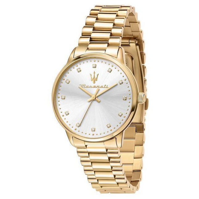 Maserati Royale Diamond Accents Silver Dial Quartz R8853147503 Women's Watch
