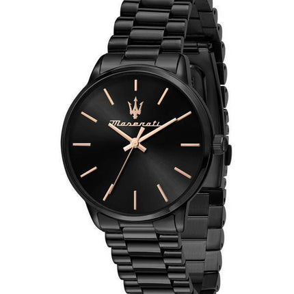 Maserati Royale Stainless Steel Black Sunray Dial Quartz R8853147505 Women's Watch