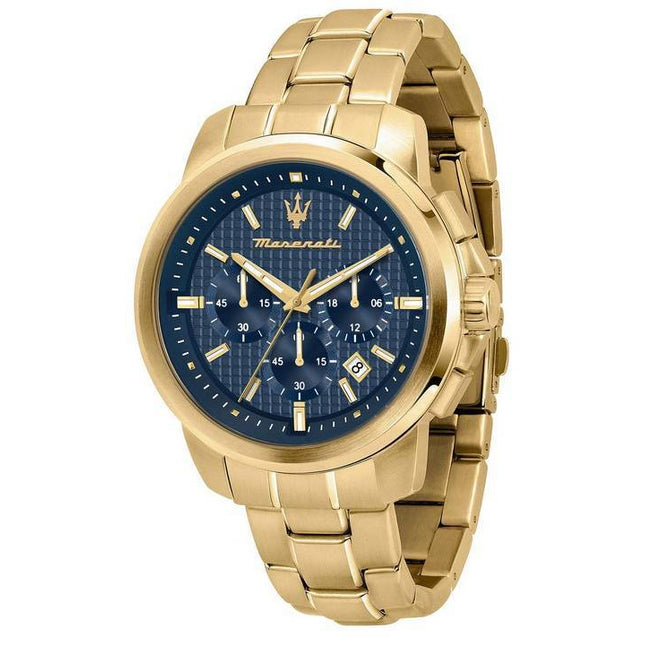 Maserati Successo Chronograph Blue Dial Quartz R8873621021 Men's Watch