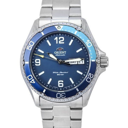 Orient Sports Kamasu Mako III Stainless Steel Blue Dial Automatic Divers RA-AA0818L19B 200M Men's Watch