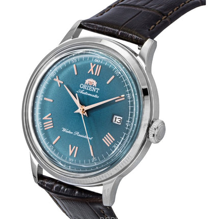 Orient Classic Leather Strap Green Dial Automatic RA-AC0023E Men's Watch