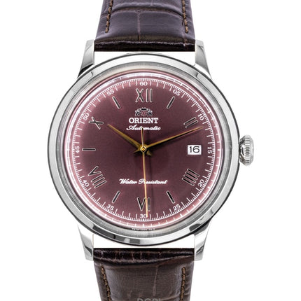 Orient Classic Leather Strap Bordeaux Dial Automatic RA-AC0026R Men's Watch