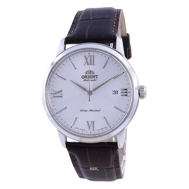 Orient Contemporary White Dial Leather Automatic RA-AC0F12S10B RA-AC0F12S30B Men's Watch