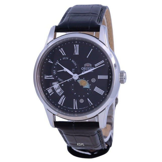 Orient Sun & Moon Black Dial Automatic RA-AK0010B10B Men's Watch