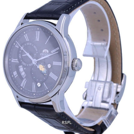 Orient Sun & Moon Black Dial Automatic RA-AK0010B10B Men's Watch