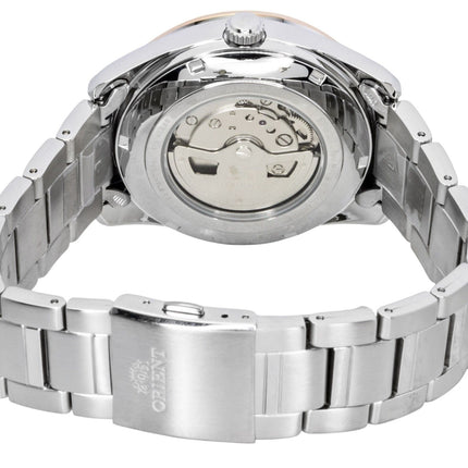 Orient Stretto Contemporary Sun And Moon Phase Stainless Steel Brown Dial Automatic RA-AK0313Y Men's Watch