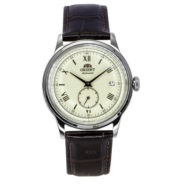 Orient Classic Bambino Version 2 Small Seconds Brown Leather Strap Champagne Dial Automatic RA-AP0105Y Men's Watch