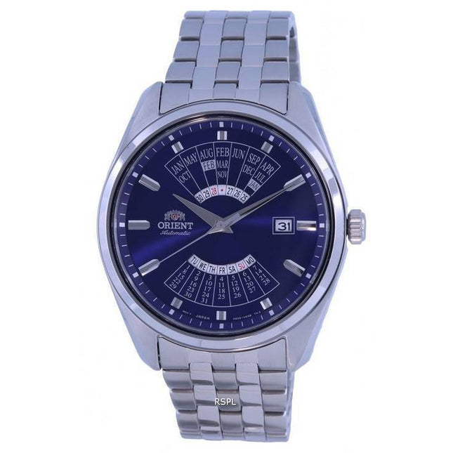 Orient Multi Year Calendar Blue Dial Stainless Steel Automatic RA-BA0003L10B Men's Watch