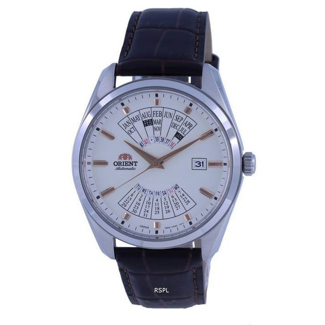 Orient Multi Year Calendar White Dial Leather Automatic RA-BA0005S10B RA-BA0005S30B Men's Watch