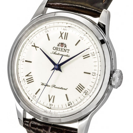 Orient Classic Bambino Leather Strap White Dial Automatic RA-BB0002S Men's Watch