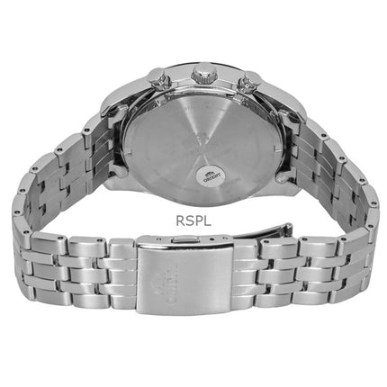 Orient Contemporary Chronograph Stainless Steel Navy Blue Dial Quartz RA-TX0303L Men's Watch