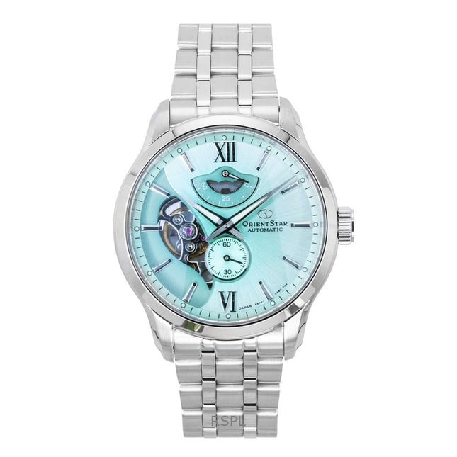 Orient Star Contemporary Limited Edition Open Heart Mint Green Automatic RE-AV0B11E 100M Men's Watch