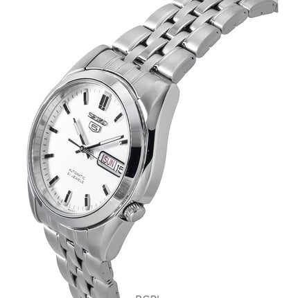Refurbished Seiko 5 Silver Dial Automatic 21 Jewels SNK355K1 Men's Watch