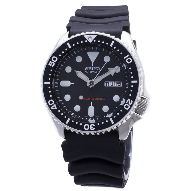 Refurbished Seiko Black Dial Automatic Diver SKX007K1 Men's Watch