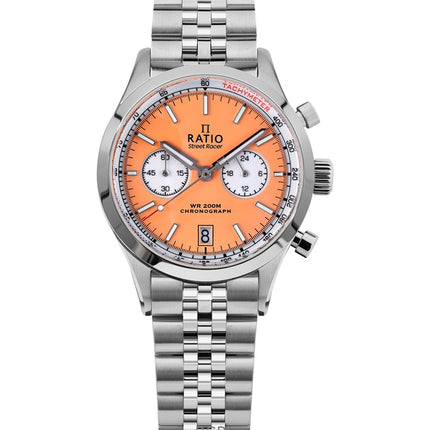 Ratio Street Racer Chronograph RTC019 200M Reverse Panda Dial Watch