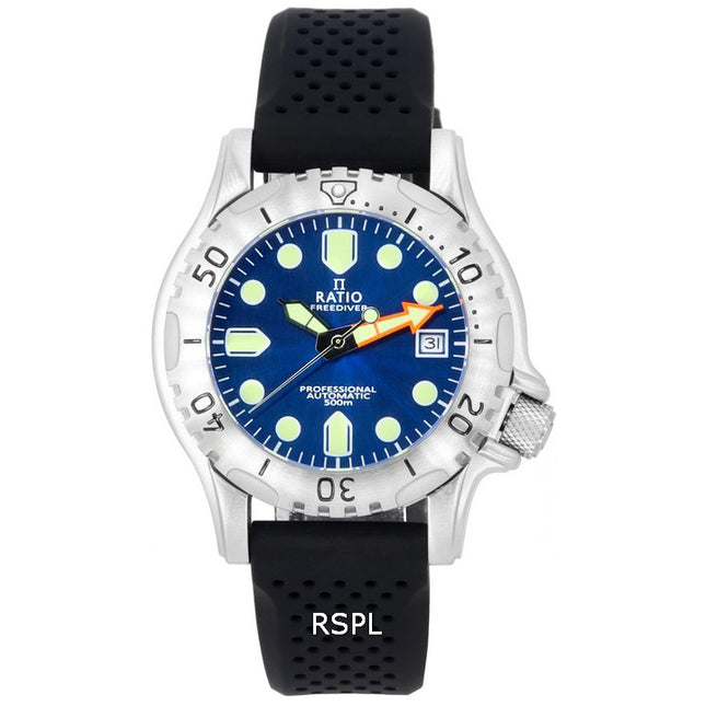 Ratio FreeDiver Professional Sapphire Blue Sunray Dial Automatic RTF019 500M Men's Watch
