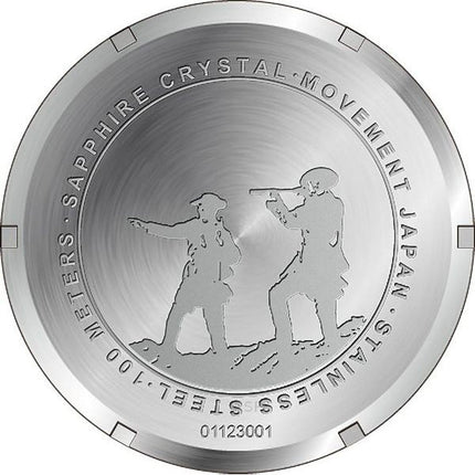 Refurbished Ratio Quest Men's Field Watch Sapphire Canvas Strap Quartz RTQ019 100M Lewis And Clark Edition