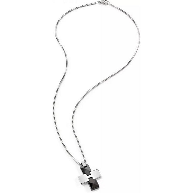 Morellato Ceramic Stainless Steel Chain SACU01 Mens Necklace
