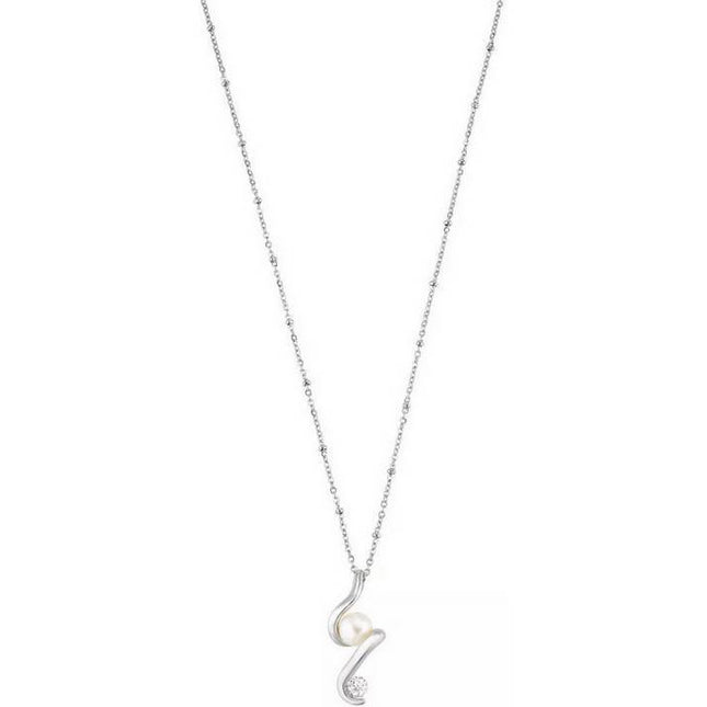 Morellato Luminosa Stainless Steel Cultured Pearls SAET10 Womens Necklace