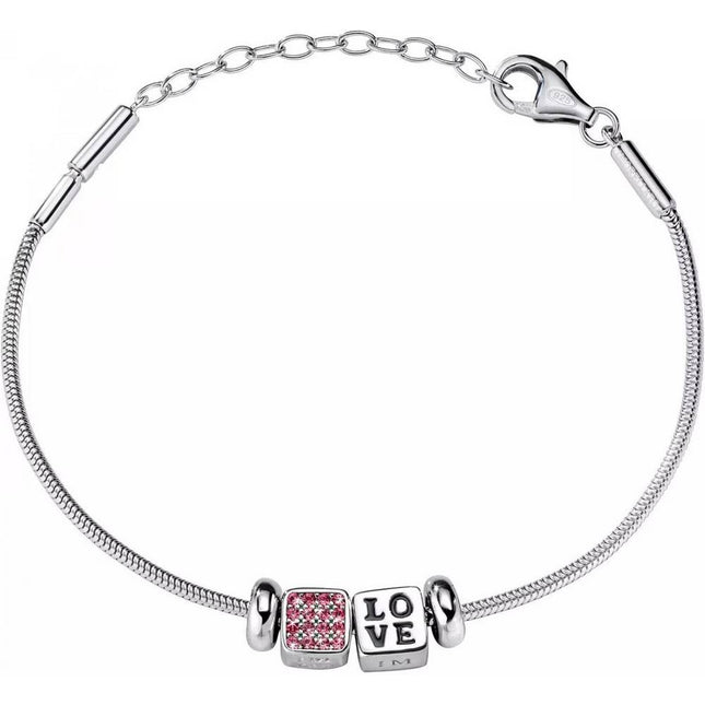 Morellato Solomia Sterling Silver Love SAFZ177 Womens Bracelet