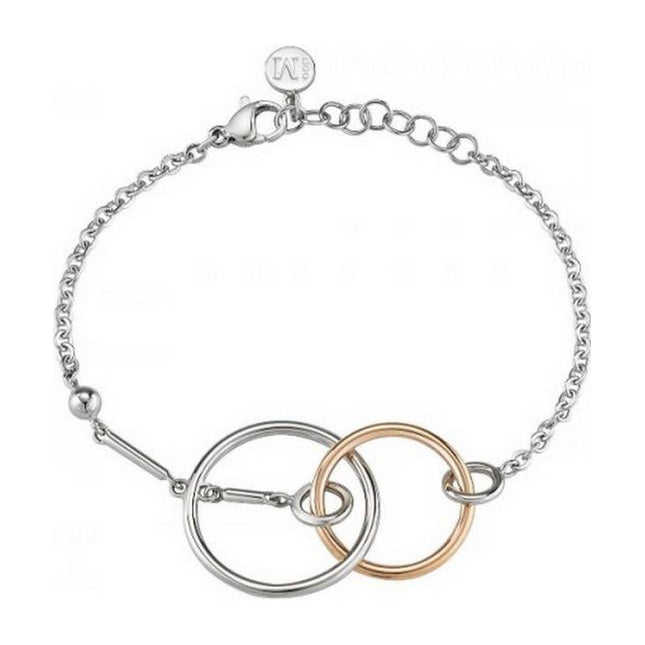 Morellato Cerchi Stainless Steel PVD Rose Gold Tone SAKM16 Women's Bracelet